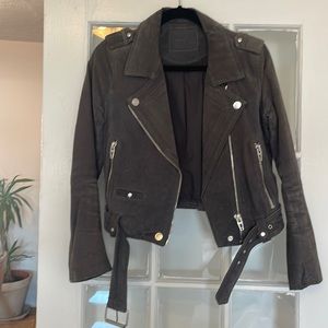 Blank NYC Suede Jacket- Grey